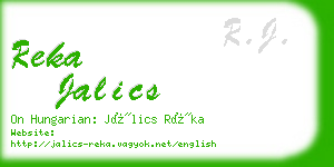 reka jalics business card